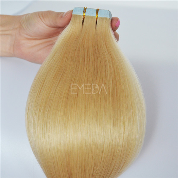 Invisible stick tape hair extension hot sell and fashion pouple in USA and Europe JF18